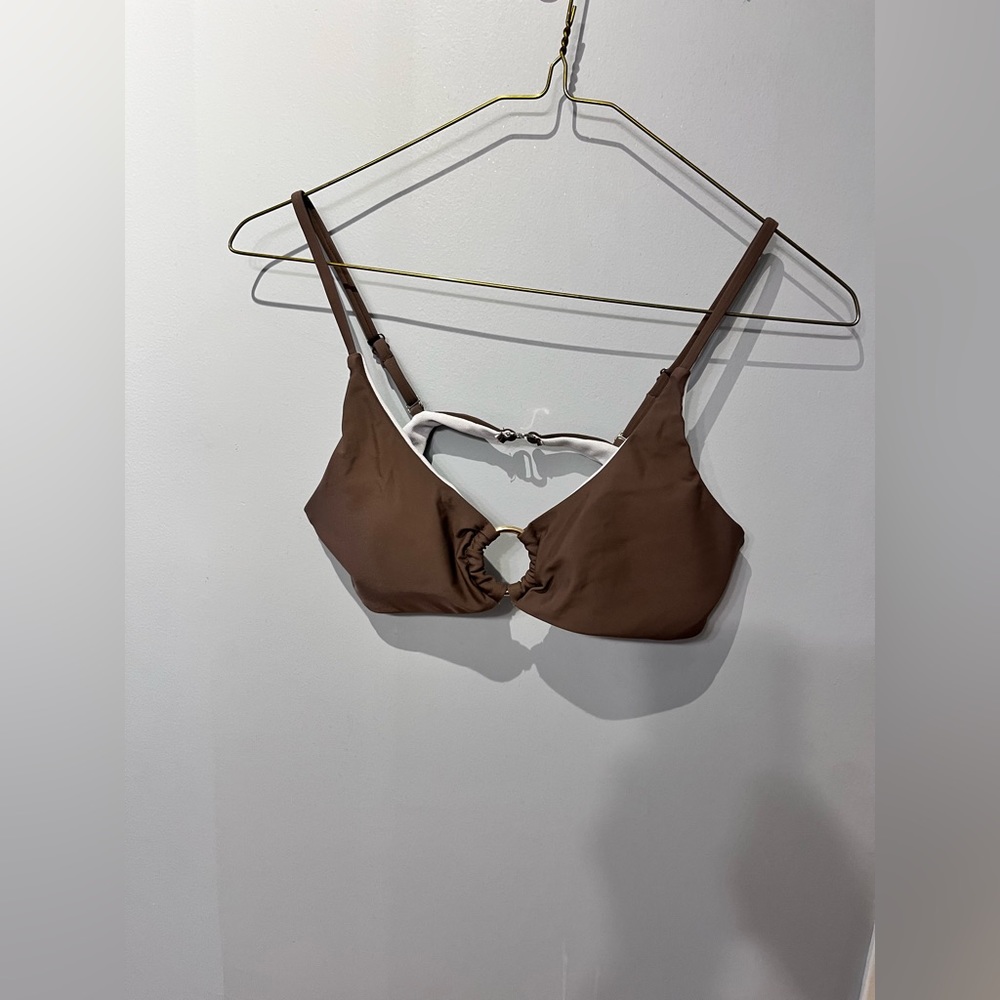 New light brown bikini.  Size small